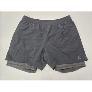 Chubbies Ultimate Training Shorts 5.5” Mens Size Large Lined Drawstring Black